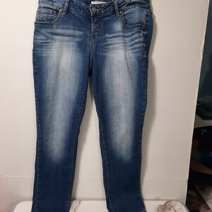 Torrid Denim Jeans Womens 12 Blue Boyfriend Mid Rise Medium Wash 34x30